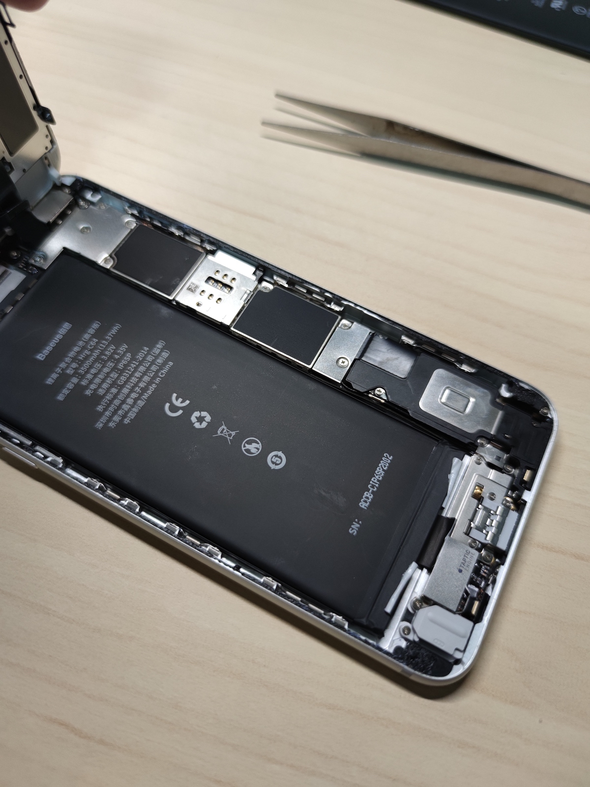 内部电池更换后完成图